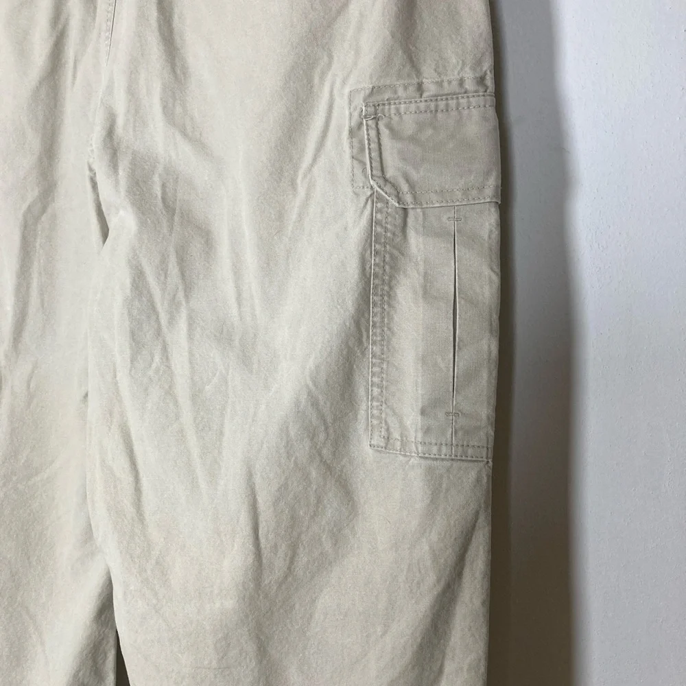 LL Bean Men’s Tropic Weight Khaki Comfort Size 35X30 Cotton Cargo